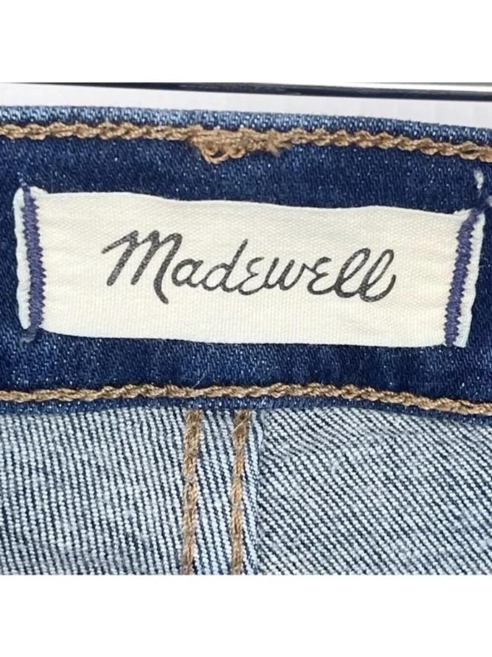 Madewell Skinny Flare high rise Blue Jeans Carleton Dark Wash NG357 size 24